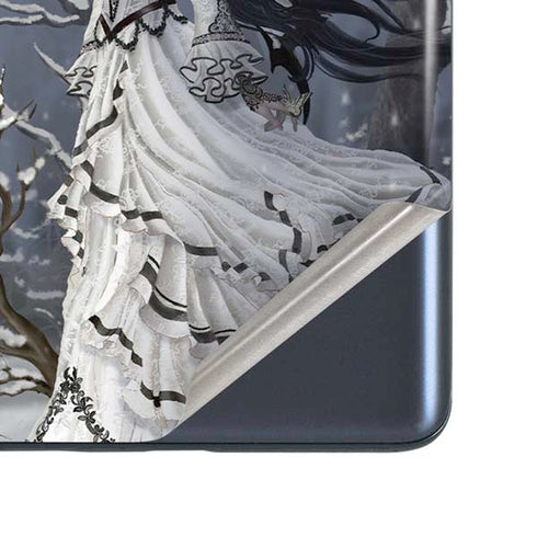 Fairy with Owl in Snow by Nene Thomas Galaxy S20 Fan Edition Skin